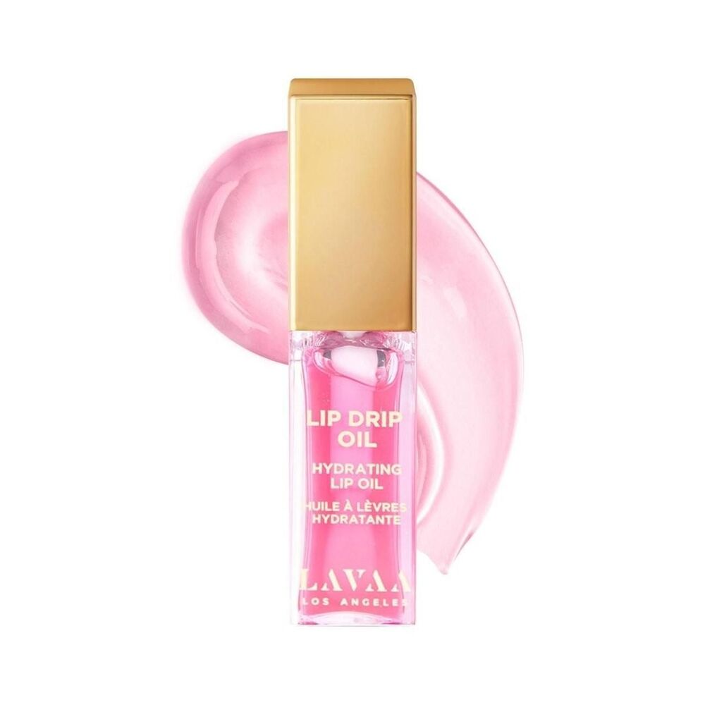 Lavaa Lip Drip Oil in Bubblegum Tint Jojoba Vitamin E Hyaluronic Acid Treatment